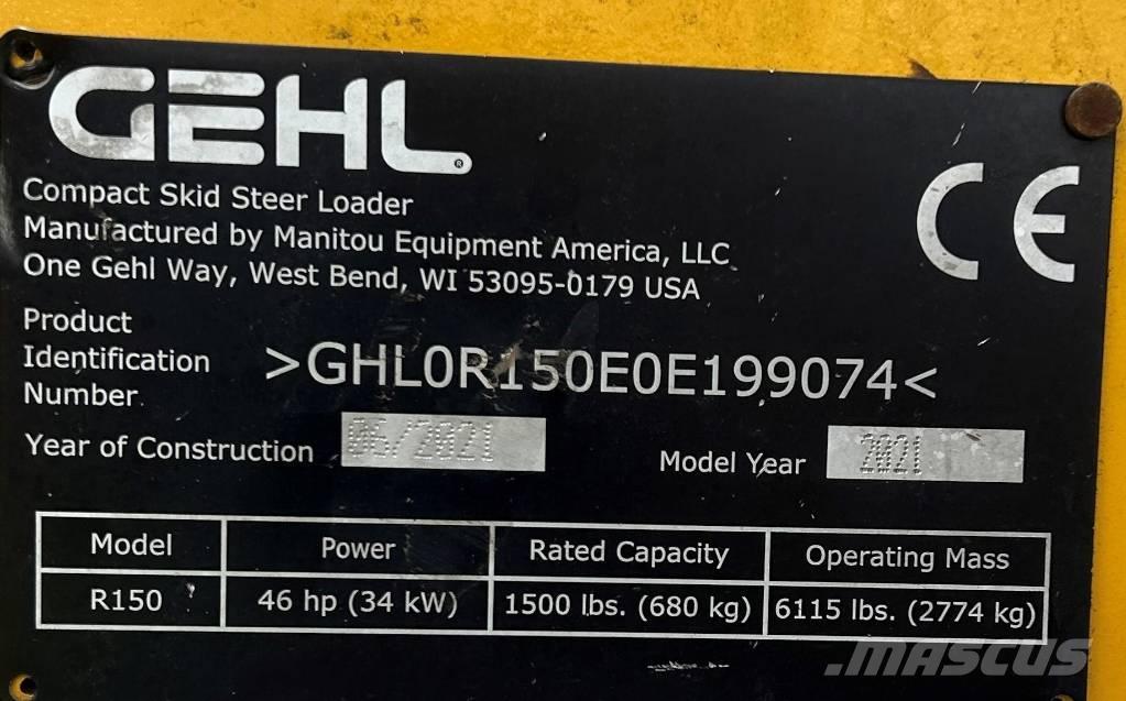 Gehl R150 Mininakladače