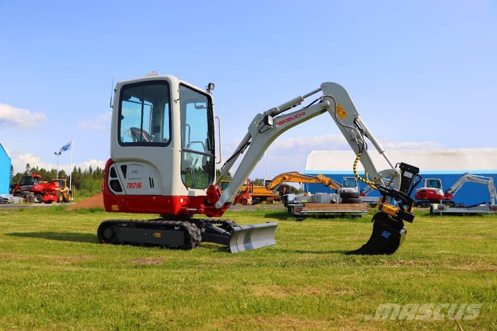 Takeuchi TB216 Mini rýpadlá < 7t