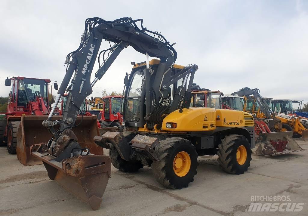 Mecalac 12 M TX Kolesové rýpadlá