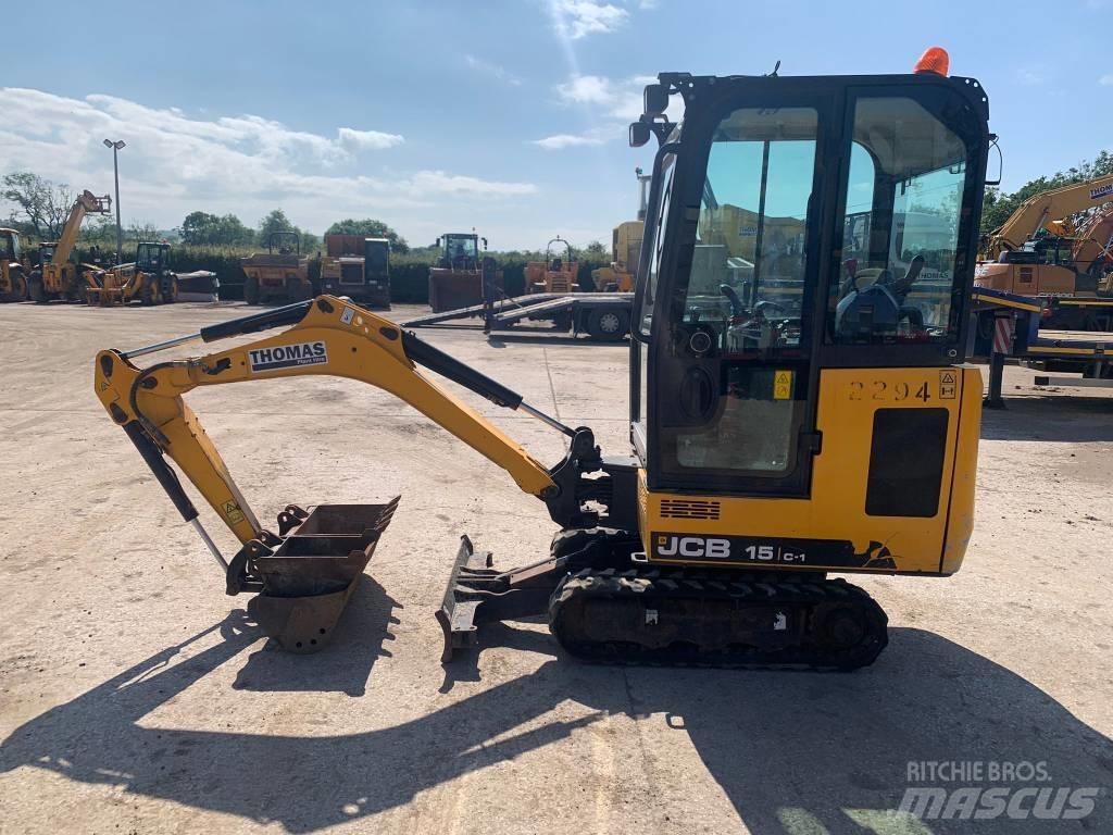 JCB 15 C-1 Mini rýpadlá < 7t