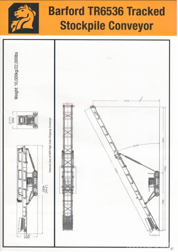 Barford TR6536 Dopravníky