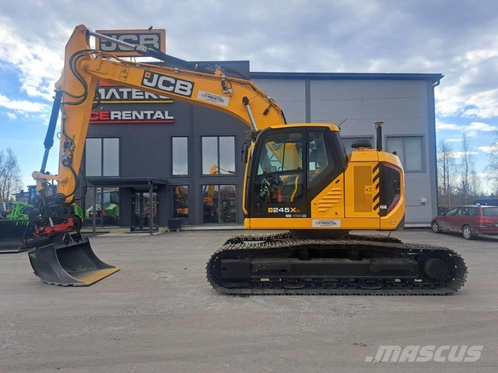 JCB 245 XR Pásové rýpadlá