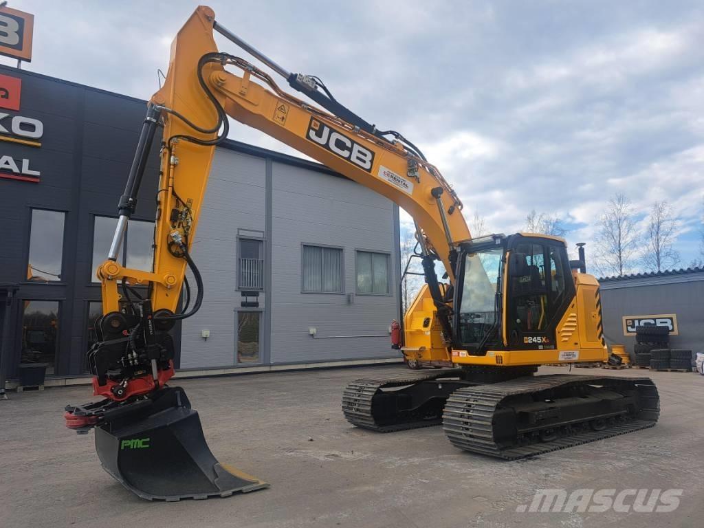 JCB 245 XR Pásové rýpadlá