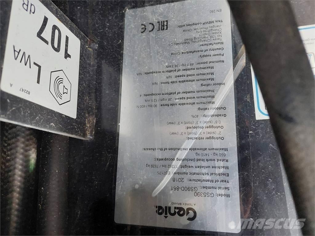 Genie GS5390RT Nožnicové zdvíhacie plošiny
