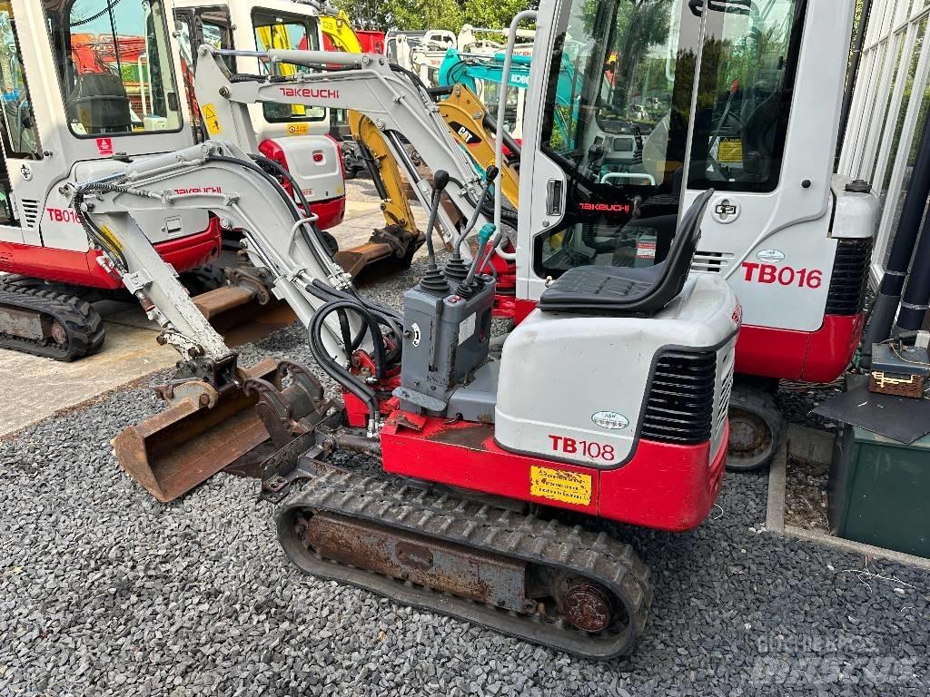 Takeuchi TB108 Mini rýpadlá < 7t