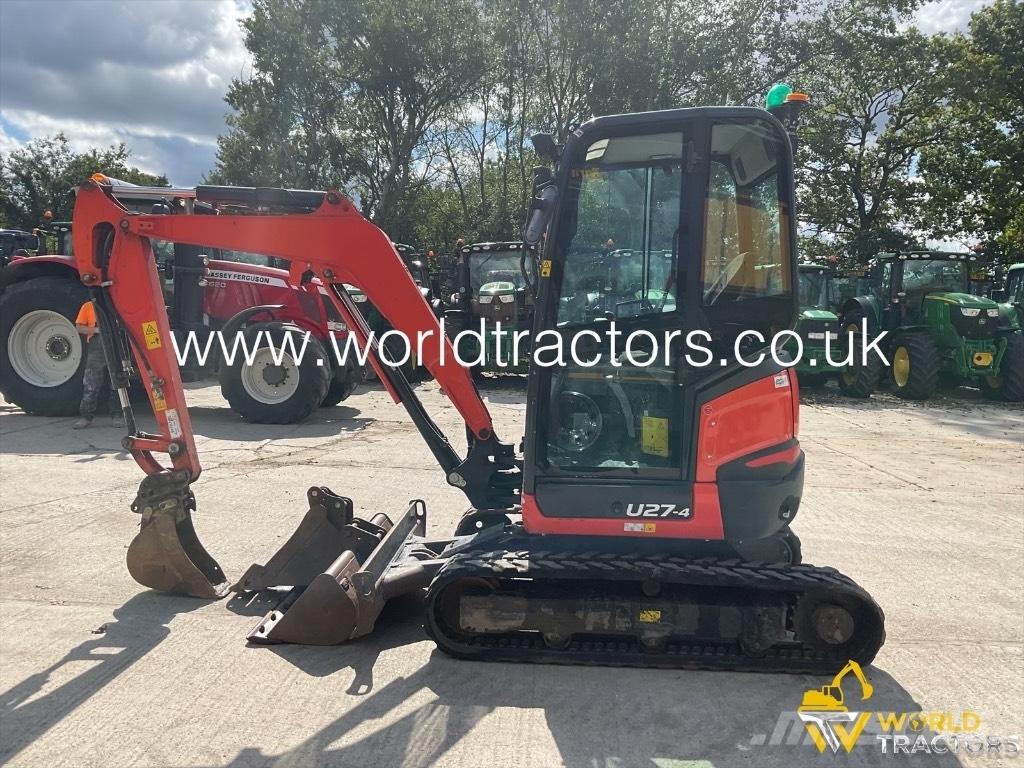 Kubota U 27-4 Mini rýpadlá < 7t