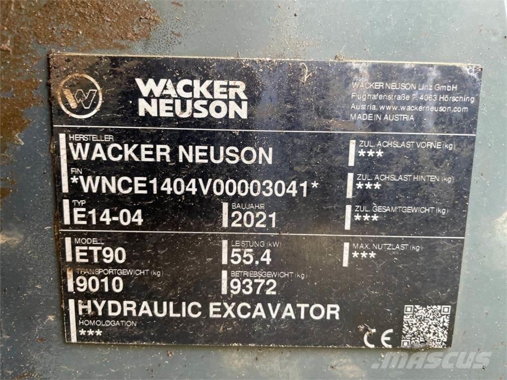 Wacker Neuson ET90 Pásové rýpadlá