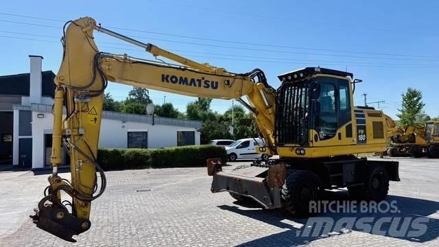 Komatsu PW 180-10 Kolesové rýpadlá