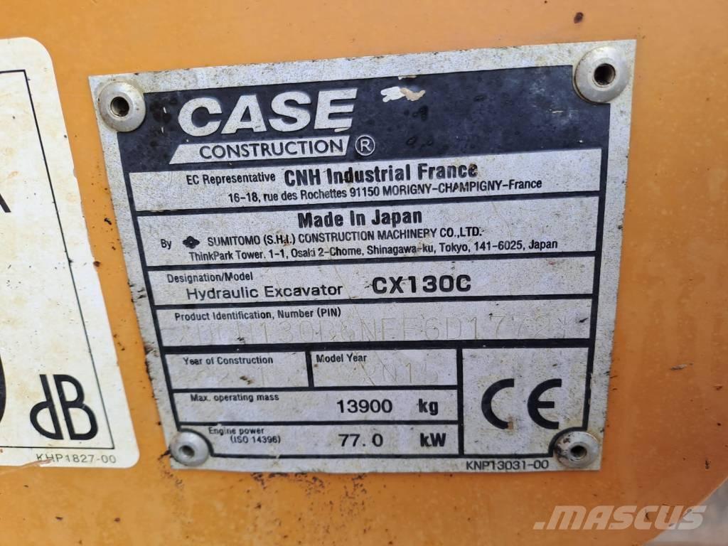 CASE CX 130 C Pásové rýpadlá