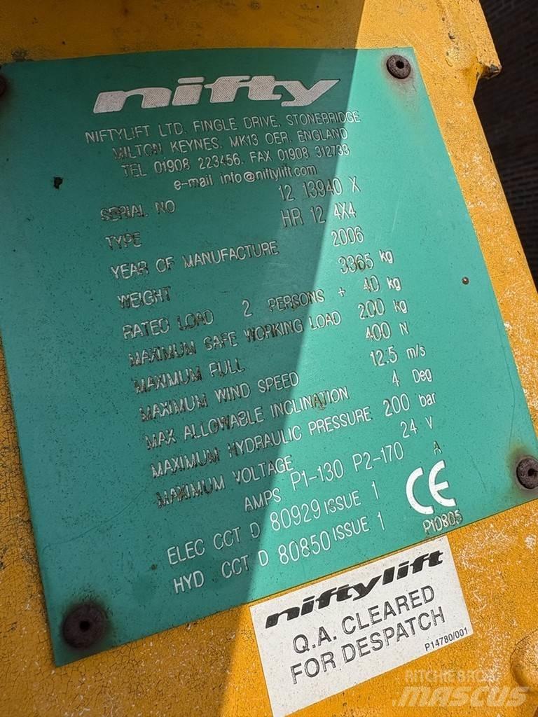 Niftylift Hr12nde Kĺbové plošiny