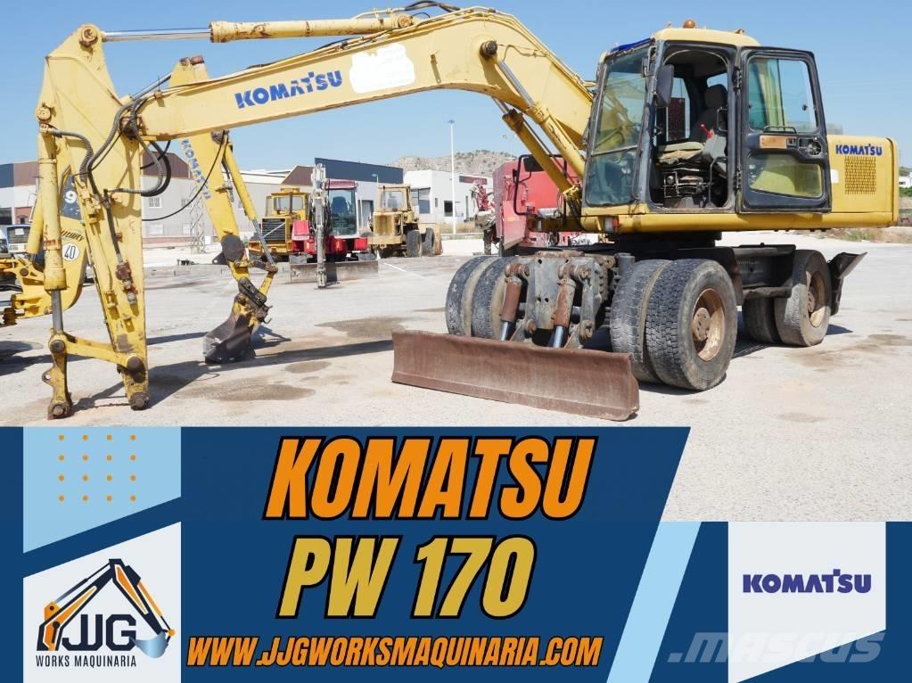 Komatsu PW 170 Kolesové rýpadlá
