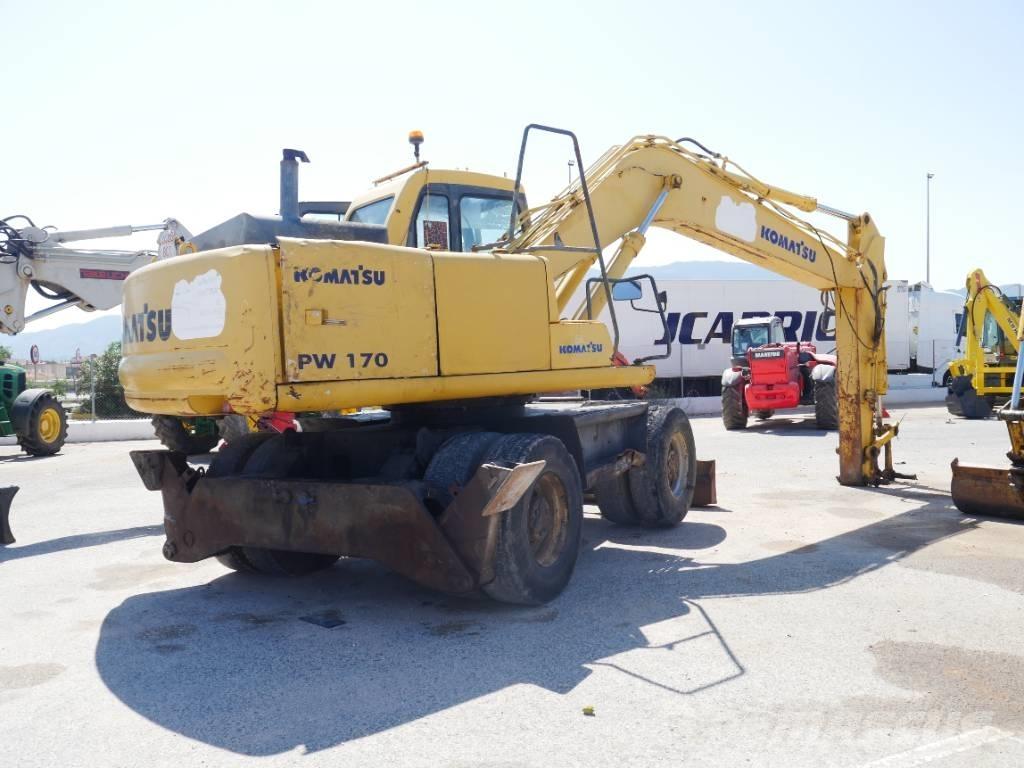 Komatsu PW 170 Kolesové rýpadlá