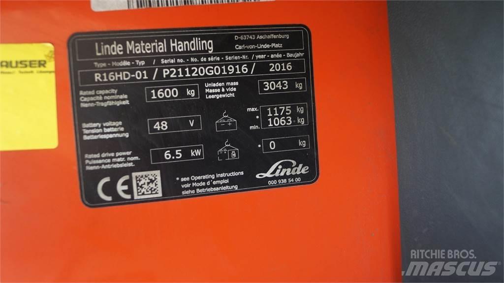 Linde R16HD Retraky