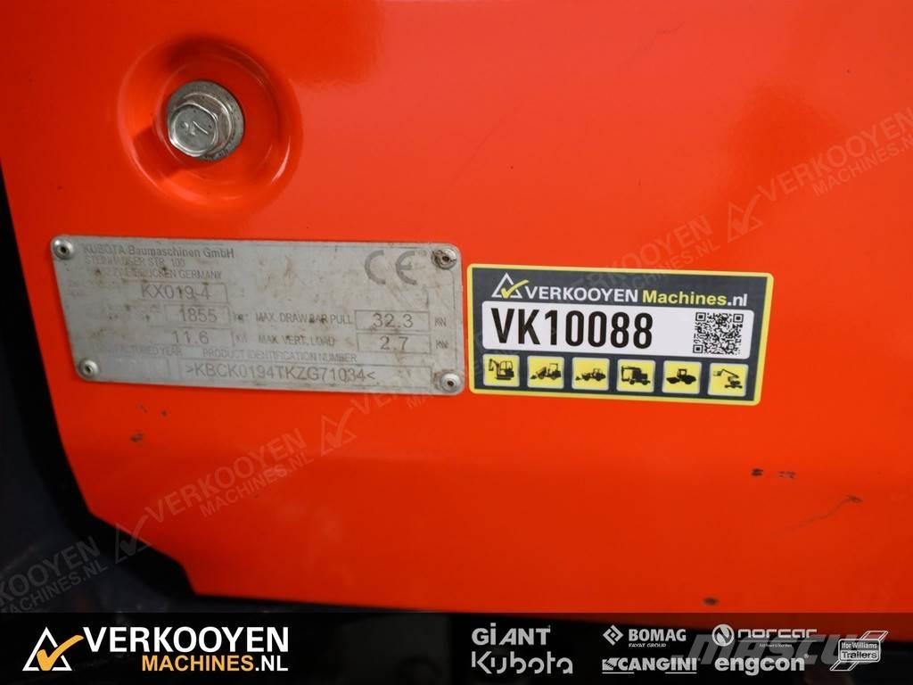 Kubota KX019-4 Mini rýpadlá < 7t
