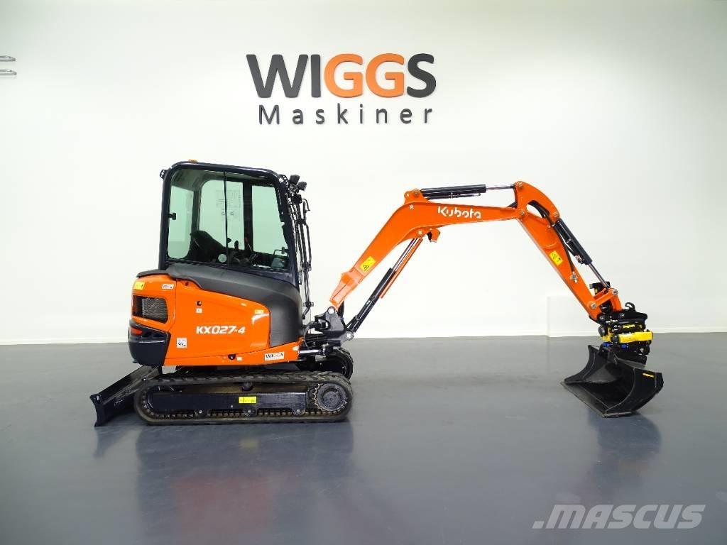 Kubota KX 027-4 Mini rýpadlá < 7t