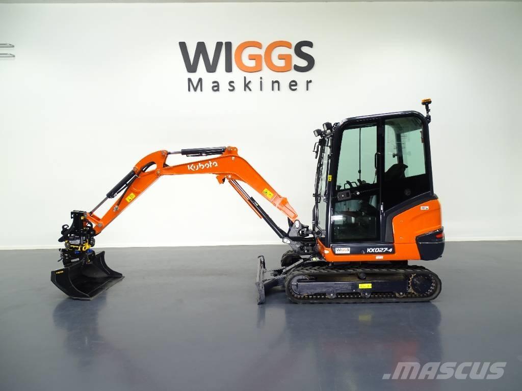 Kubota KX 027-4 Mini rýpadlá < 7t
