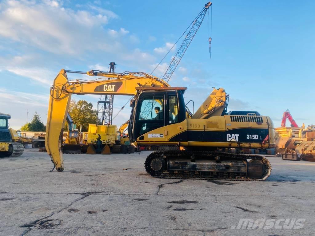 CAT 315 D L Pásové rýpadlá