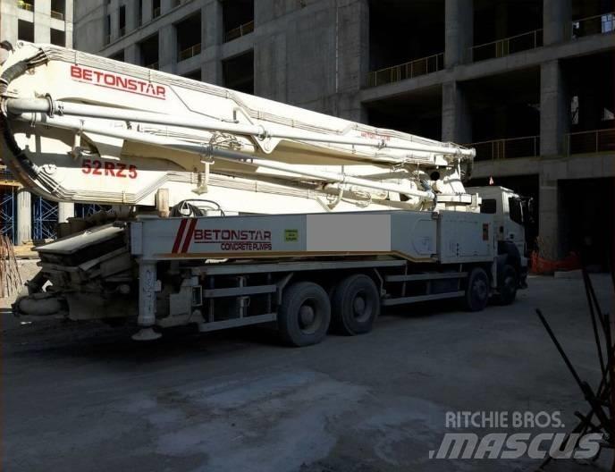 Betonstar 52M-5RZ Nákladné autá s čerpadlami betónu
