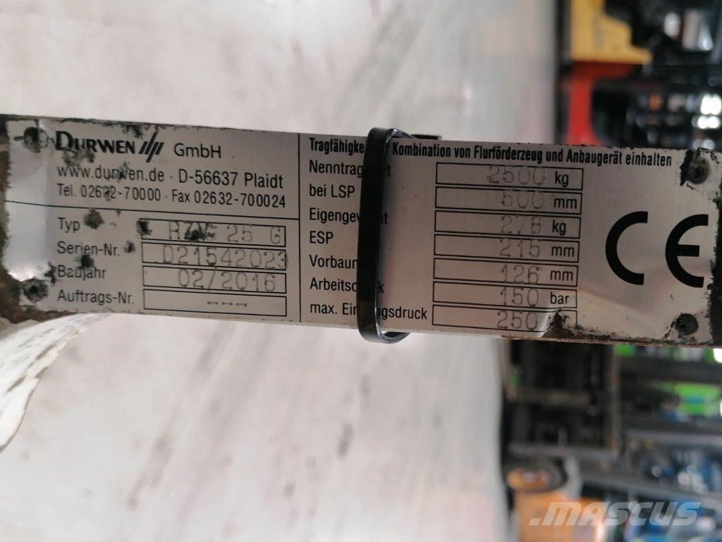 Durwen RZV 25 G. Vidlice