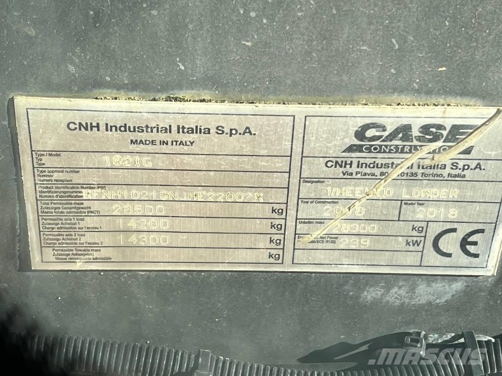 CASE 1021 G Kolesové nakladače