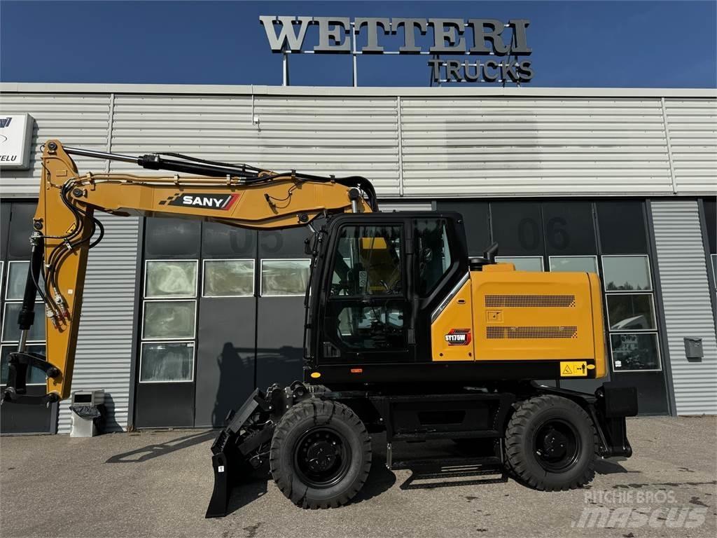 Sany SY175W Kolesové rýpadlá