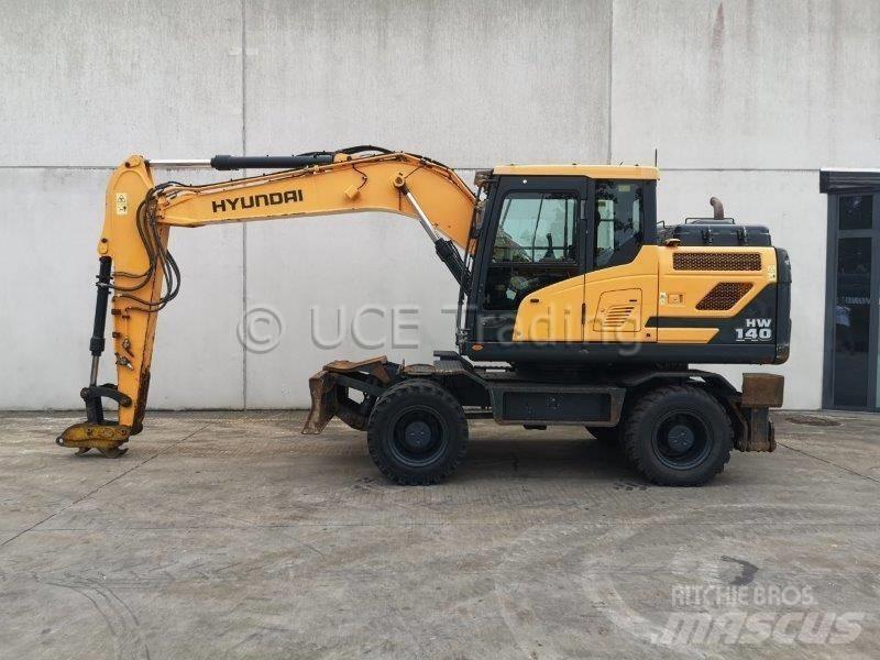Hyundai HW140 Kolesové rýpadlá
