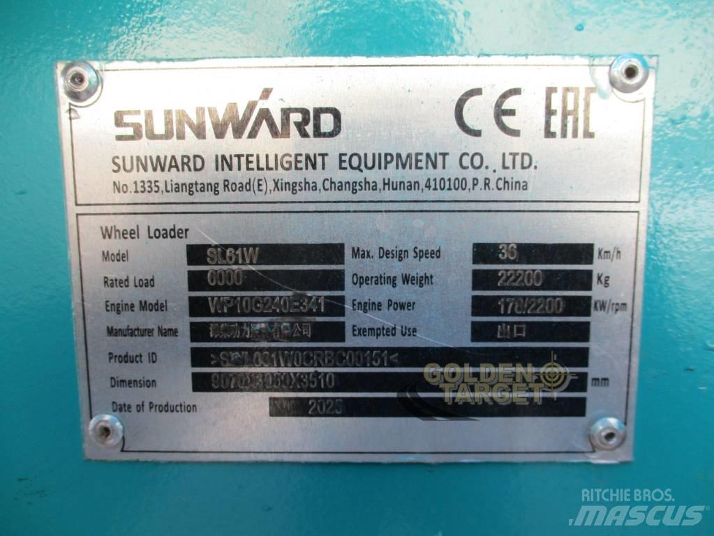 Sunward SL61W Kolesové nakladače