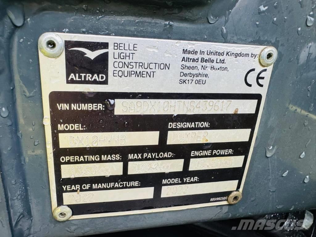 Altrad Belle DX1000 Stavebné sklápače