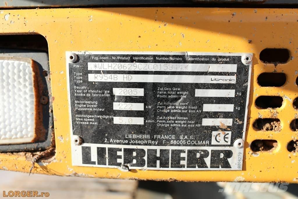 Liebherr R 954 B HD Pásové rýpadlá