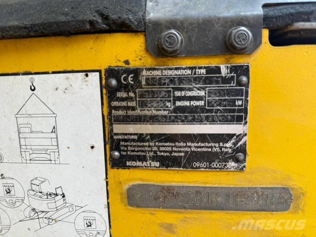 Komatsu PC 138 US-11 Pásové rýpadlá