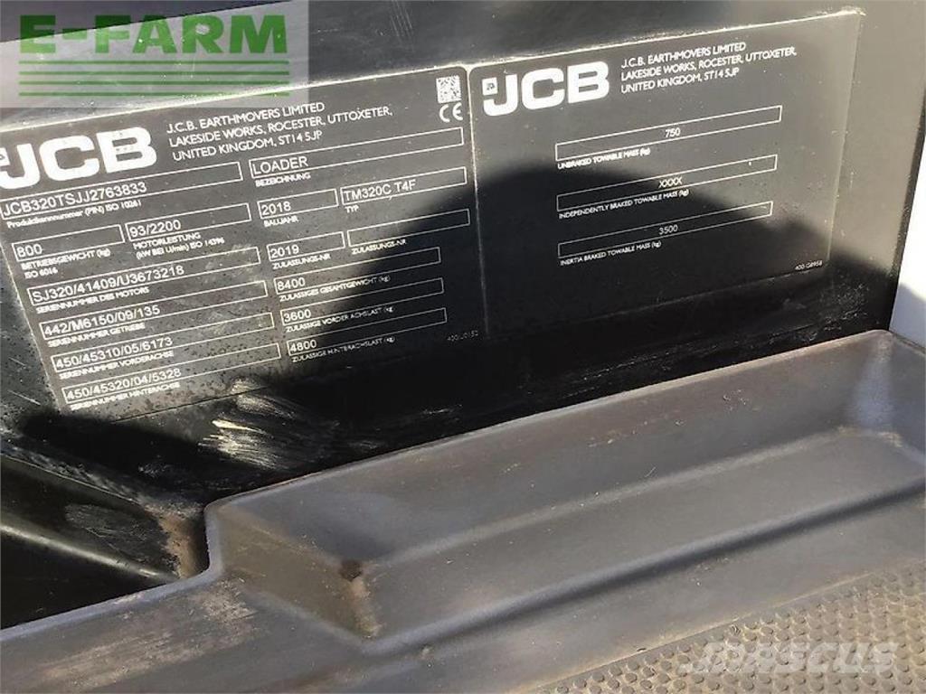 JCB tm320 Teleskopické nakladače pre poľnohospodárstvo
