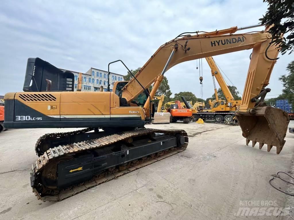 Hyundai 330LC-9S Pásové rýpadlá