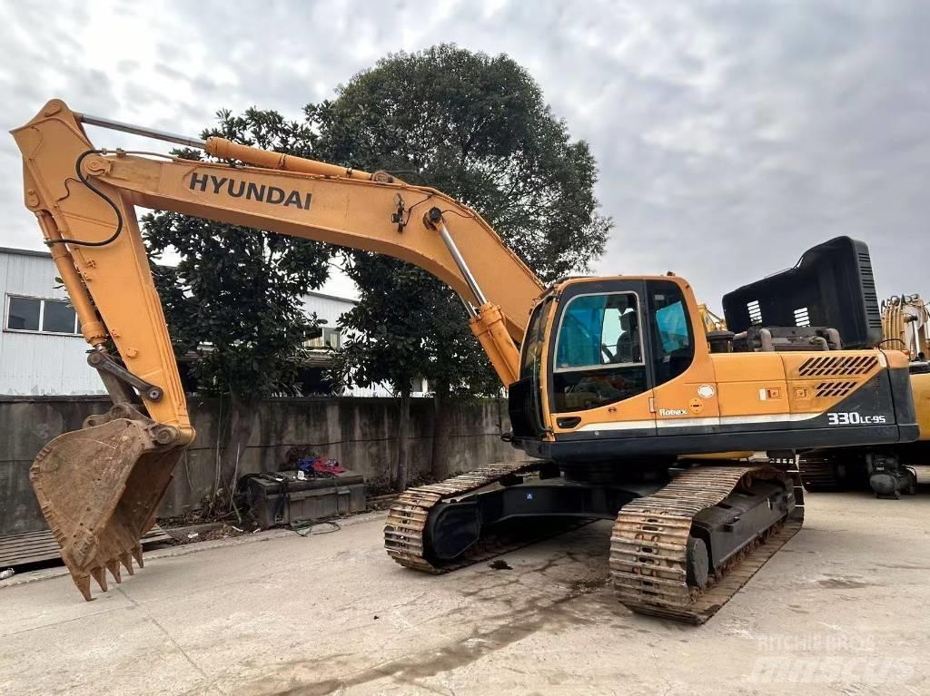 Hyundai 330LC-9S Pásové rýpadlá