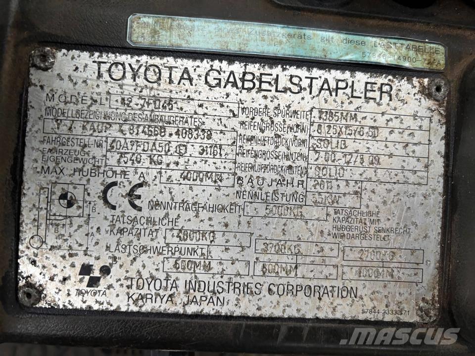 Toyota 7 FD 45 Dieselové vozíky