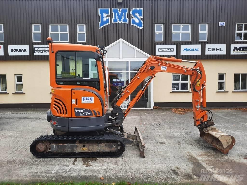 Doosan DX 27 Z Mini rýpadlá < 7t