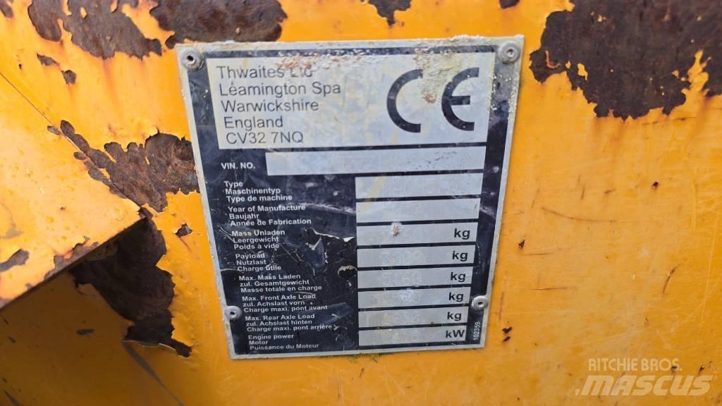 Thwaites 3 ton Stavebné sklápače