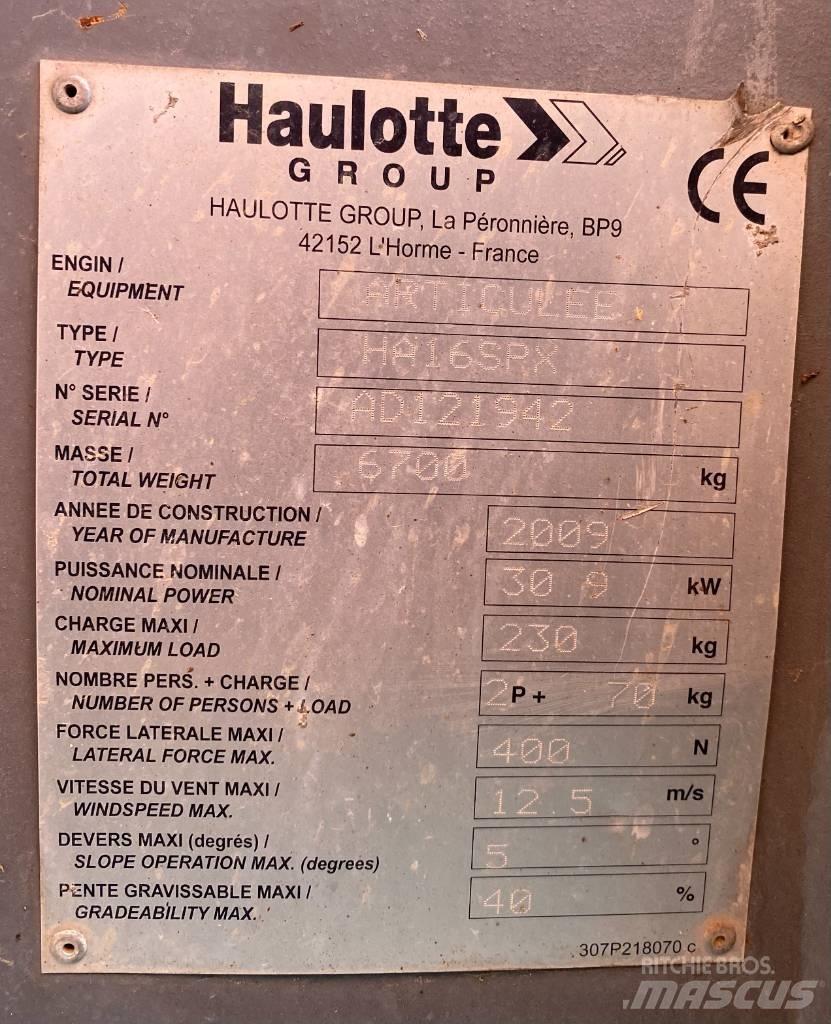 Haulotte HA 16 SPX Kĺbové plošiny