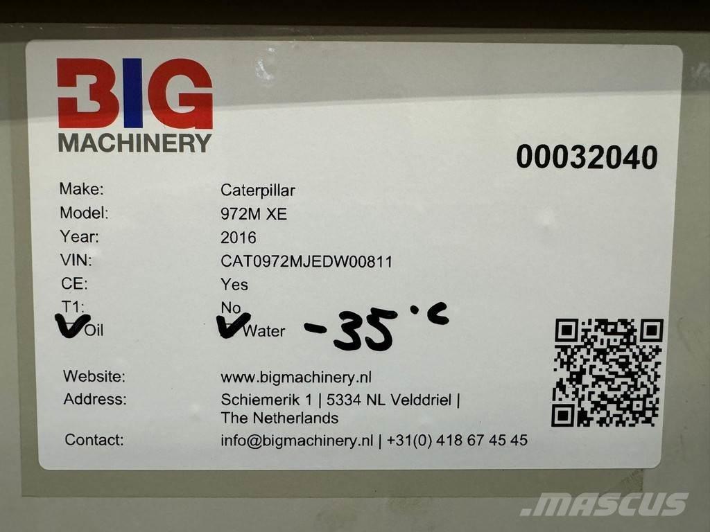 CAT 972M XE Kolesové nakladače