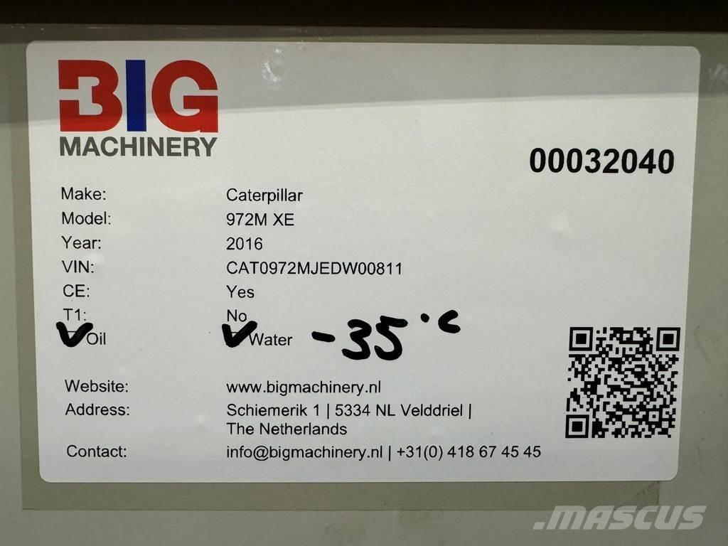 CAT 972M XE Kolesové nakladače