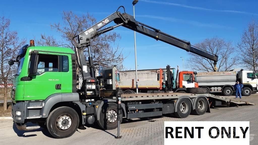 MAN TGS 35.360  rent Valník s navijakom