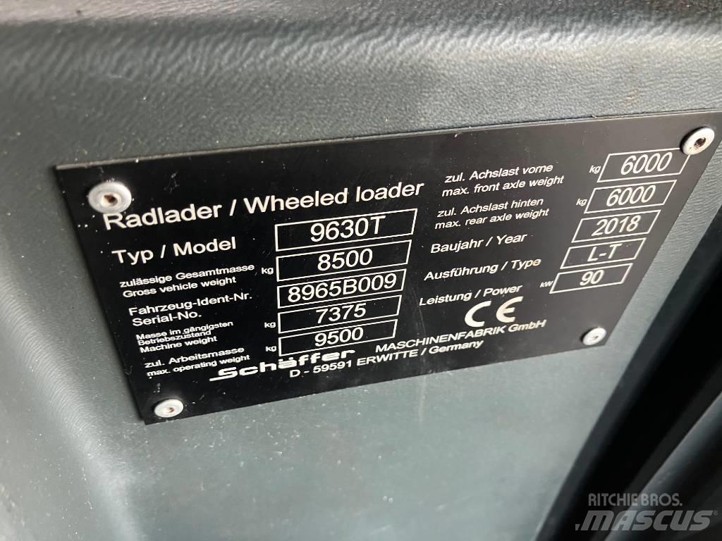 Schäffer 9630T Teleskopické nakladače pre poľnohospodárstvo