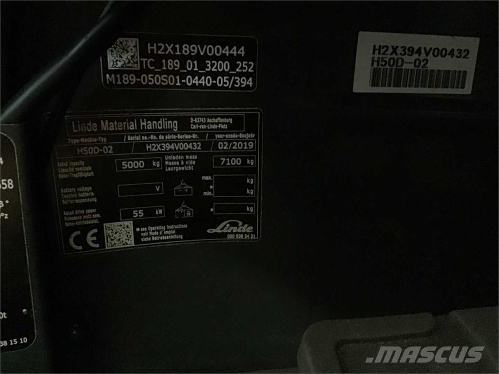 Linde H50D Dieselové vozíky