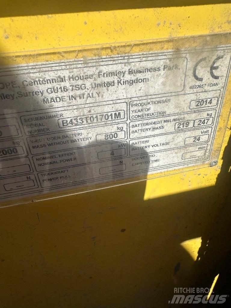 Hyster P 2.0 Samohybné vozíky