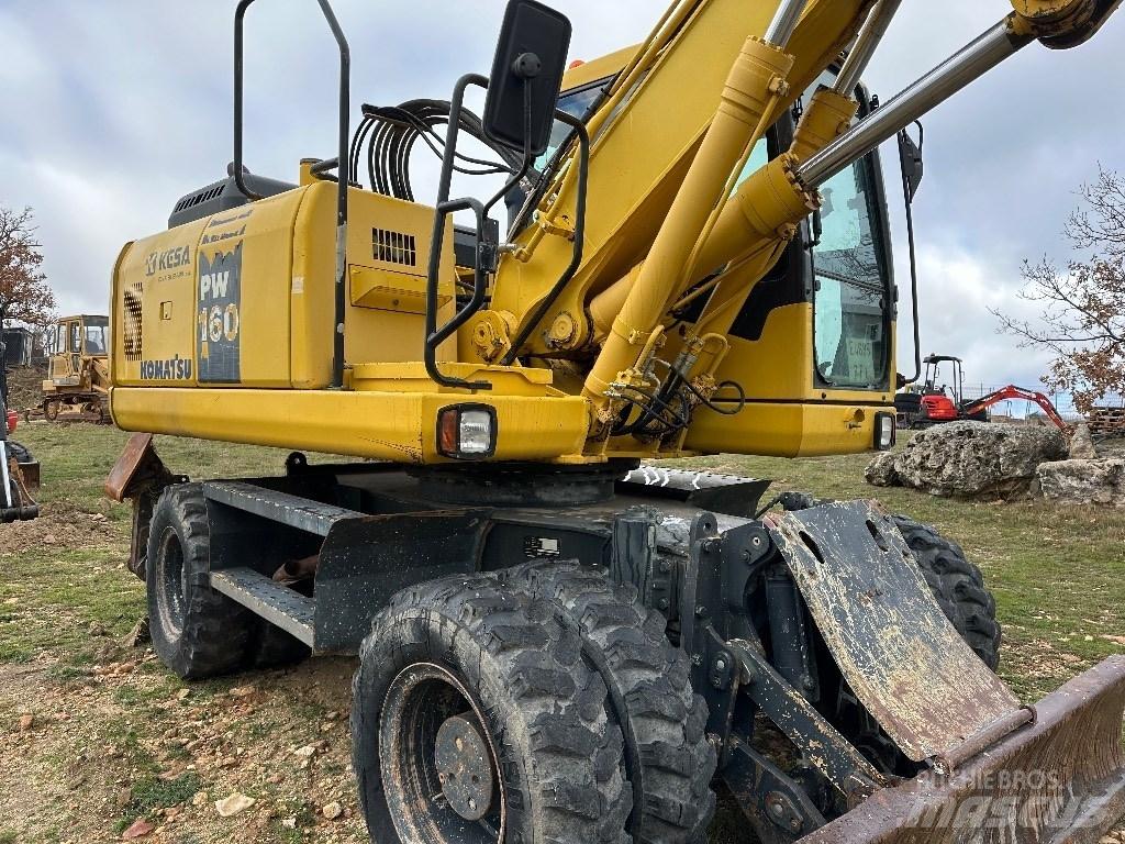 Komatsu PW 160-7E0 Kolesové rýpadlá