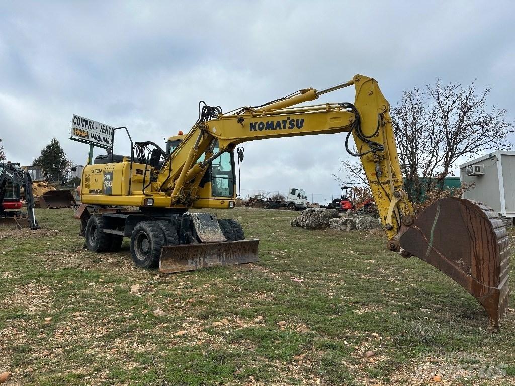 Komatsu PW 160-7E0 Kolesové rýpadlá