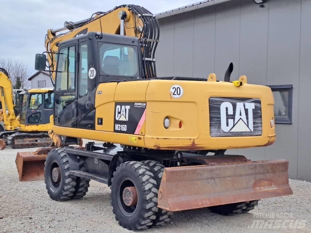 CAT M 316 D Kolesové rýpadlá