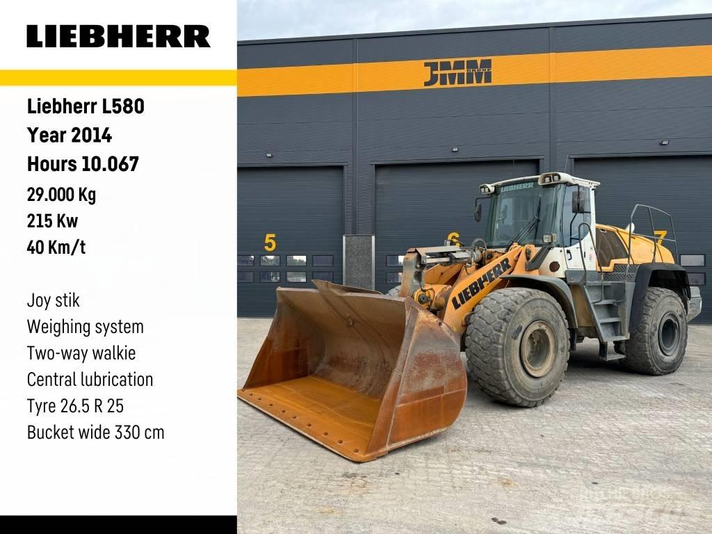 Liebherr L580 Kolesové nakladače