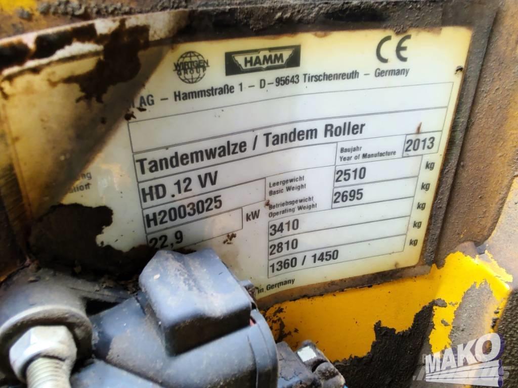 Hamm HD 12 VV Tandemové valce