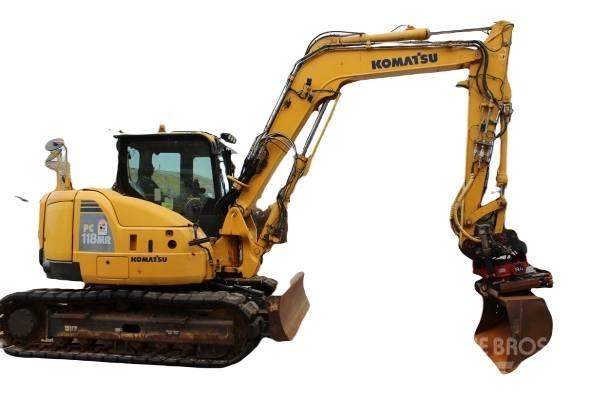 Komatsu PC 118 MR-8 Výložníky a lyžice