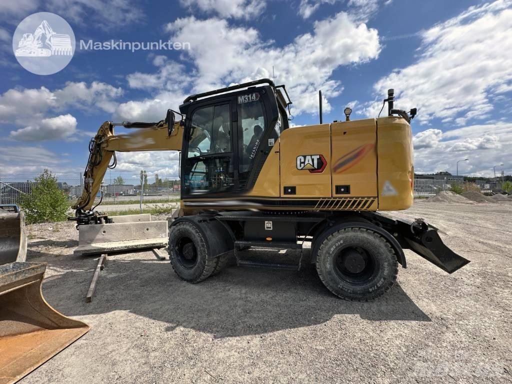 CAT M 314 Kolesové rýpadlá